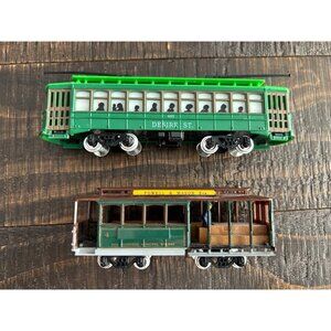Vintage HO Scale San Francisco Municipal Railway & Desire St. Streetcars